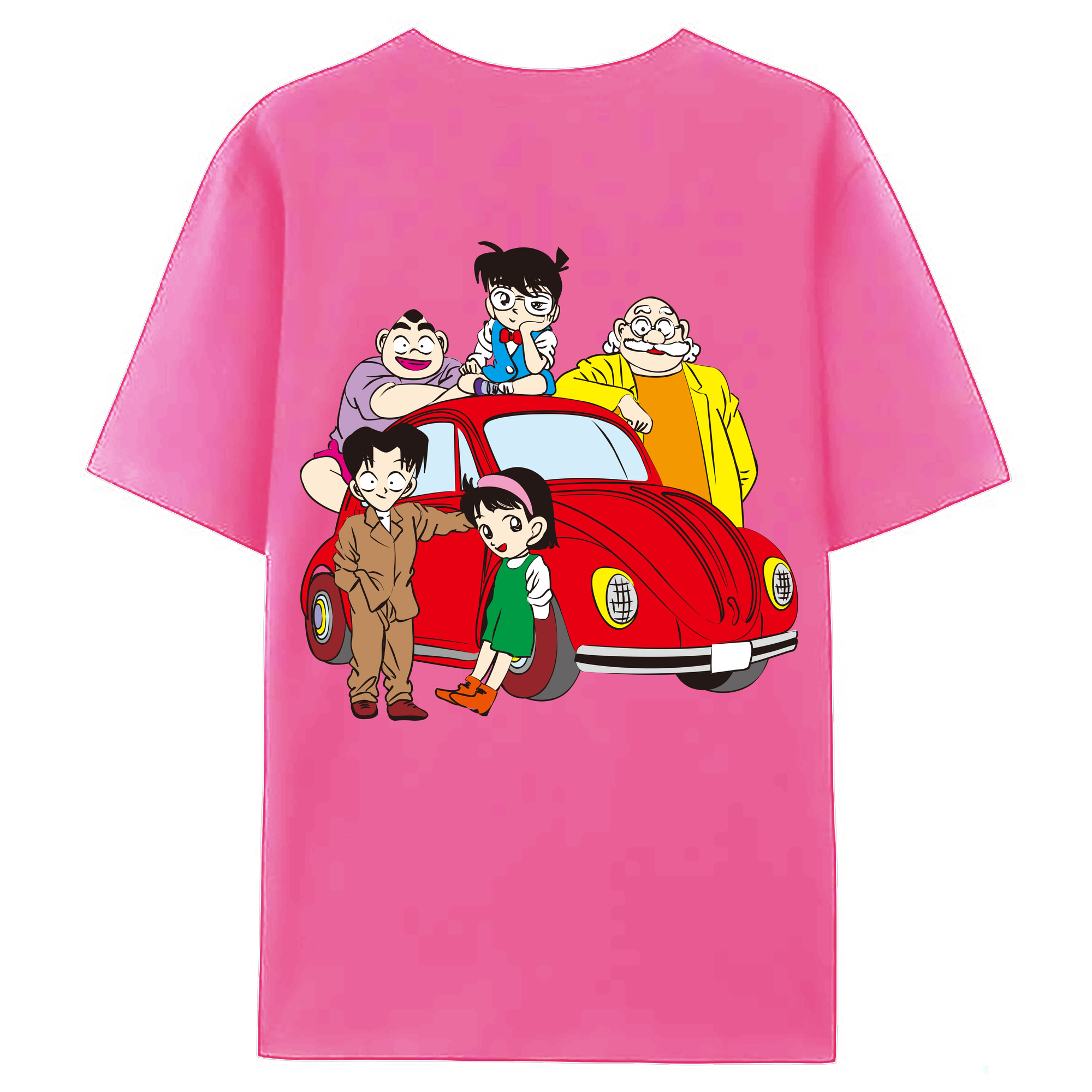 （画像用） 名探偵コナン Detective Conan レディース半袖Tシャツ(バックプリント)